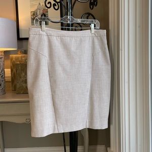 The Limited Collection Pencil Skirt Womens 12 Beige Tan Straight Skirt Business